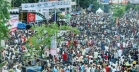 ছাত্রদলের সমাবেশ জনসমুদ্রে পরিণত হয়েছে।