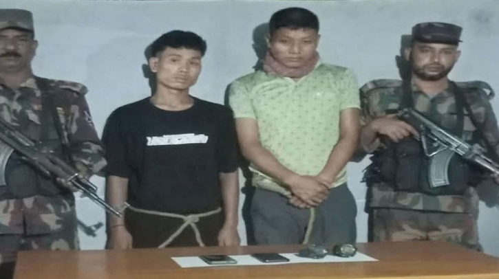 ঘুমধুম সীমান্তে আরাকান আর্মি সন্দেহে আটক ২