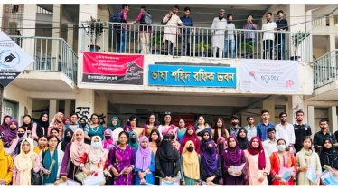 নবীন শিক্ষার্থীদের পদচারণায় মুখরিত জবি ক্যাম্পাস